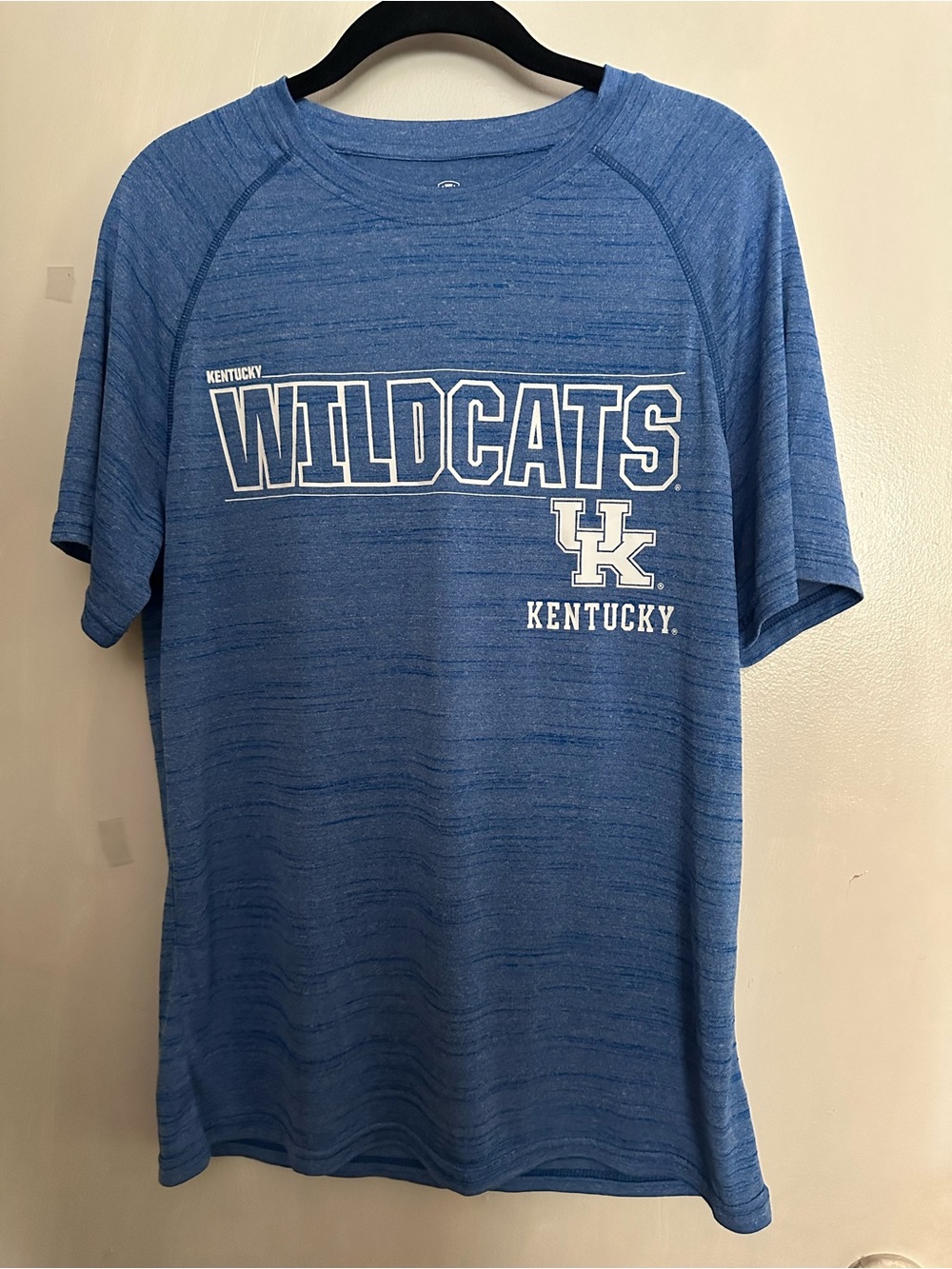 Kentucky Wildcats UK Top of the World Blue Raglan T Shirt Men’s M